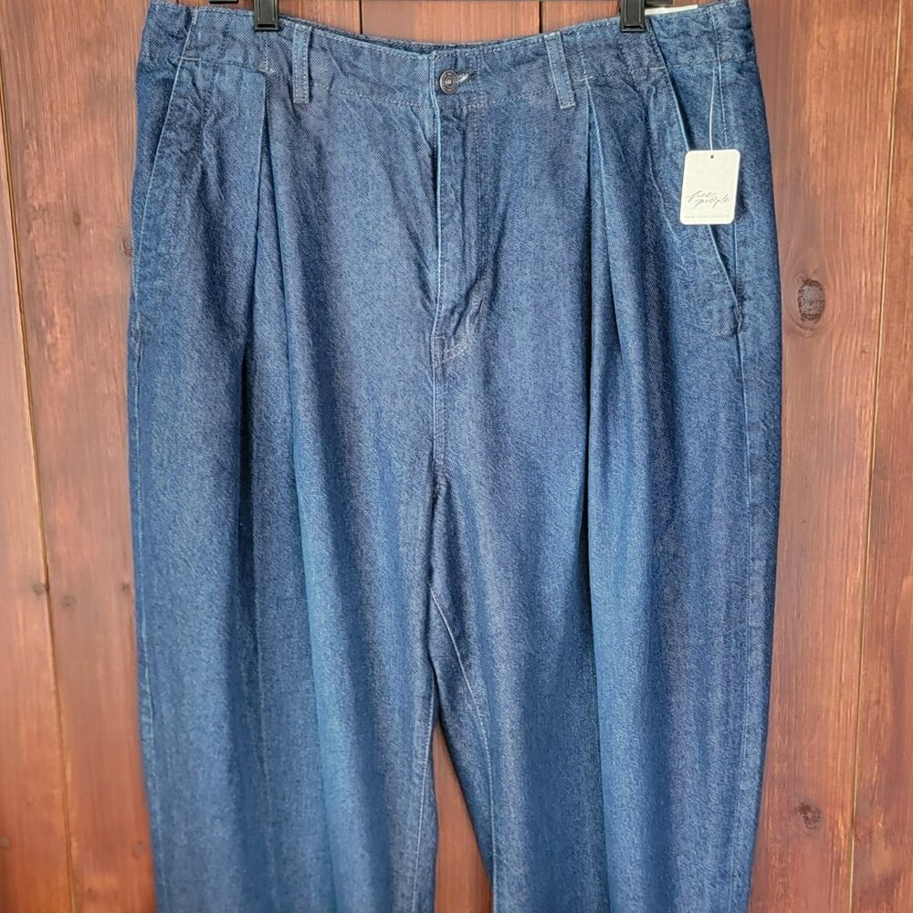 We The Free CRVY New Spin Trouser Jeans 32 Short Outerspace Dark Wash $148 NWT - Picture 2 of 12